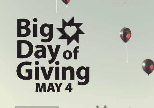 Big Day of Giving Is May 4th!!