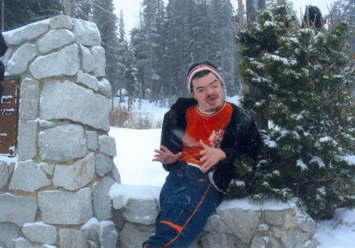 Patrick in the snow
